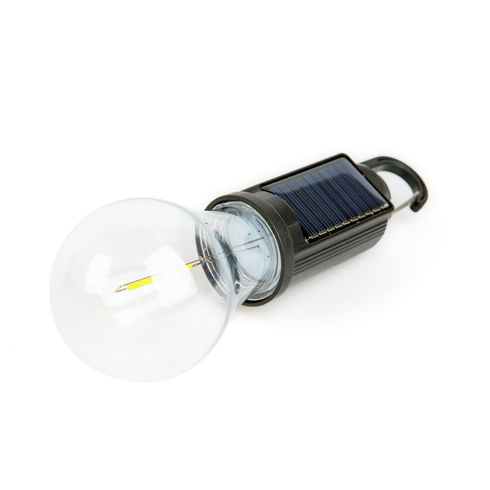Phenom akasztható szolár lámpa - villanykörte alakú - USB-C - 100 lumen - 400 mAh